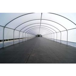 Serre tunnel professionnelle à pied droit 6 m - Longueur 10 m - Val de Loire