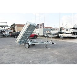 Remorque benne hydraulique - HUMBAUR 3053 HUK 132314 et 3054 HUK 152314 - Qualité allemande avec équipements renforcés