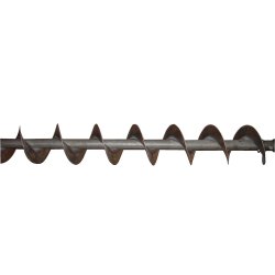 Vis élévatrice horizontale en acier galvanisé pour le transport de céréales, minéraux, matières plastiques - Diamètre 100 à 240 mm - Groupe TOY