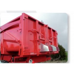 B210TV Remorque agricole standard - Delaplace - Charge utile 21 tonnes - Acier DKP355MC