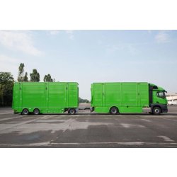 Rba31-sr - remorque bétaillère - carrozzeria pezzaioli - essieux jumelés fixes de 10000 kg