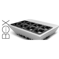 Vitrine réfrigérée à Tapas ventilée 8 GN 1/6 Série TOPPING BOX Sayl