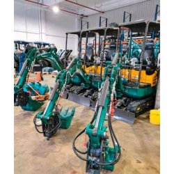 Mini pelle équipé d'un moteur yanmar 11.5kw 3tnv70 - canopy - lovol fr18-e