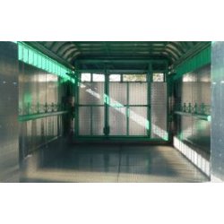 Rb57 - Bétaillère à essieu fixe tout aluminium - Ets Querry - côtés soudés, fond riveté et peinture polyuréthane