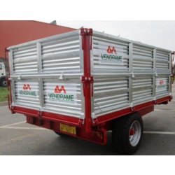 Remorque agricole VCR40 P2 - trilatérale rabattable - Vendrame - charge 5000 kg - PTAC 50 quintaux