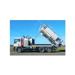 Koks EcoVac Combi - Hydrocureur haute pression et vide - Capacité 3 400 m³/heure - Normes ADR/ASME/ATEX