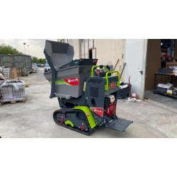 Mini dumper déchargement haut brouette à chenilles