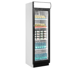 Vitrine réfrigérée blanc CEV425 1 LED TEFCOLD