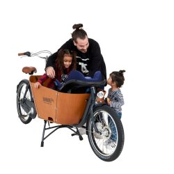 Biporteur Babboe City - Grand coffre pour 4 enfants - Boite Nexus 7 vitesses