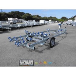 Chariot de mise à l'eau multi-rouleaux - Sun Way G1000MA14 - 1 essieu - PTAC : 1350 Kg - Référence G1000MA19