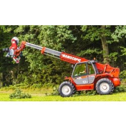 Lamier conçue pour être équipé sur engin hydraulique pour entretenir tout type de haies et des brise-vent légers ou épais