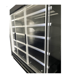 Vitrine réfrigérée verticale à portes LAZIO - EUROVITRINE - 4 dimensions disponibles - portes double-vitrage sans armature
