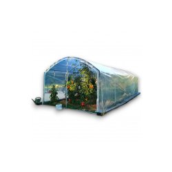 Serre à tomates avec une ventilation optimale et permanente idéale pour la protection des cultures contre les intempéries - 3 à 12 m de long