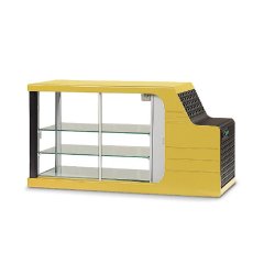 Vitrine réfrigérée de comptoir 120L SCAIOLA - Gris