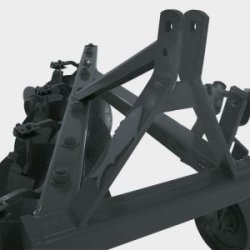 Charrue agricole portée légère BALDAN AFL - profondeur de travail 150 à 300 mm
