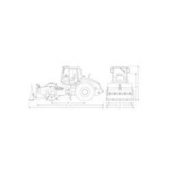 Asc 150 tier 3 rouleau compresseur - ammann - longueur 5780 mm