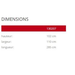 Jardinière Lido 130207 - Komserwis - Acier verni - Hauteur 102 cm