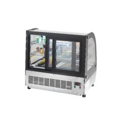 Vitrine réfrigérée vitre bombée 110L ATOSA