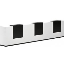 Banque d'accueil HUGO - élégance, fonctionnalité, qualité - design contemporain et configurations variées