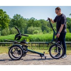 Vélo handicap tricycle individuel avec limiteur de braquage et antivol - Easy Rider