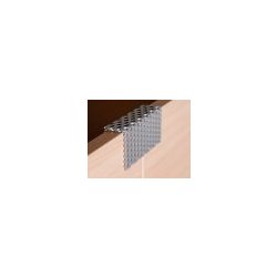 Cloisons amovibles - Ardal - chant supérieur plaqué 2 mm - remplissage mélaminé épais hêtre vernis naturel