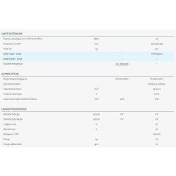 Xdm - climatiseur professionnel Airwell - console double flux compatible monosplit et multisplit