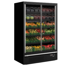 Vitrine réfrigérée pour supermarché Galaxy+ GP14FGD Black L1330mm 42275 TEFCOLD