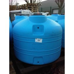 Cuve de stockage d'eau aérienne 500L - AQUA 500 - avec vanne DN40 et trou d'homme