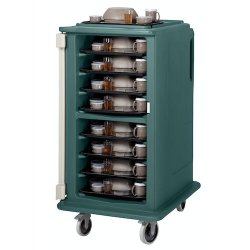 Chariot de distribution de plateaux repas - 16 plateaux - pour hôpitaux, maisons de convalescence ou prisons