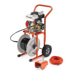 Kj-2200 - hydrocureur - ridgid -  pression de travail réelle de 2 200 psi (150 bar) et débit de 9 l/min