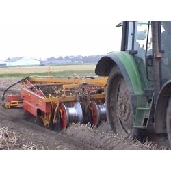 Arracheuse de pommes de terre 4 rangs - samon machine