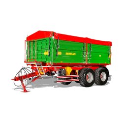 R 140 tasga benne agricole à tandem essieu - romsan - capacité de 14000 kg
