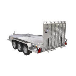 Remorque Porte-voiture/engin Saris Magnum 350 3 S - PTAC 3500 kg - 400 x 182 cm - Triple essieux - Référence MG 400 182 3500 3 S