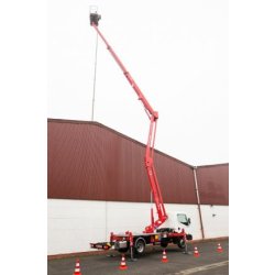 Camion nacelle Ecoline RS 240 - Ruthmann - Hauteur de travail 23,60 m - 2017 - Télescope articulé