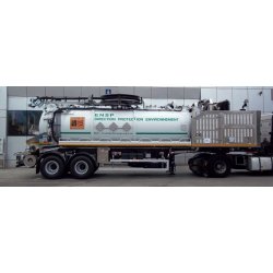 Semi-remorque hydrocureur Capellotto - charge utile de 31 tonnes