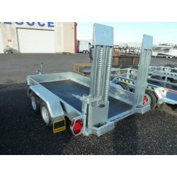 Remorque porte engin humbaur 3,5t, 3m - 2 essieux