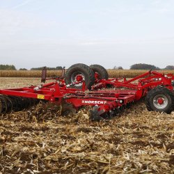 Déchaumeur à disques compact Joker RT - Horsch - largeur de travail 5,15 à 12,25 m - 44 à 98 disques - double rouleau oscillant