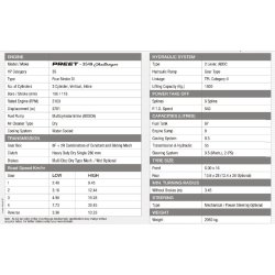 3549 tracteur agricole - preet - 2rm 35 tracteur hp