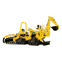 TRANCHEUSE À MONTAGE CENTRAL RTX550 - Moteurs Cummins ou Deutz - Options Pneus ou Chenilles