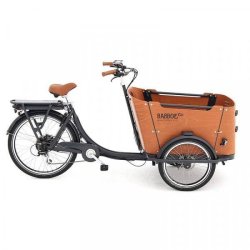 Vélo triporteur familial Babboe - électrique Curve-e et Go-e - jusqu'à 4 enfants - autonomie 35-100 km