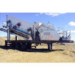 Concasseur pour carrière mobile 100t/h avec crible de deux/trois étages