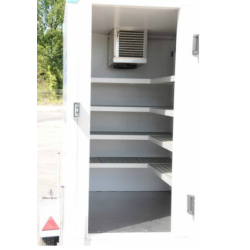 Chambre froide 3.5 m3 sur remorque température positive
