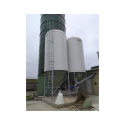 Silo d'aliment d'élevage à cône axial sortie Ø700 - Capacité 5.5 à 50m3 -  Ø2325 à Ø3000 - Silo Gâtine 700
