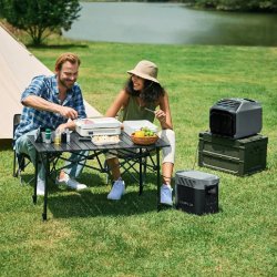 Climatiseur portable EcoFlow WAVE 2 + Station électrique portable EcoFlow DELTA 2 Max + Panneau solaire 400W