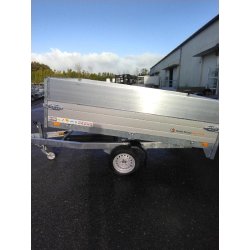 Remorque SARIS - 256x150 cm - PTAC 1350 kg - 1 Essieu - Freinée - Référence K1 256 150 1350 1