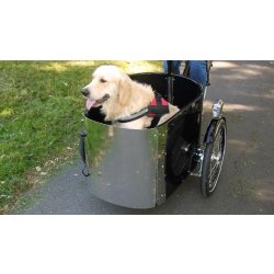 Triporteur Nihola Cargo Open (musculaire) avec porte en aluminium et seuil de chargement bas