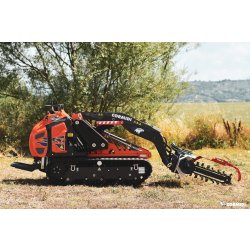 Minidumper puissant, compact et multifonctions, capacité 1600 kg - Cormidi - CMF1600