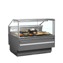 Vitrine réfrigérée SOCB12582A - idéale pour plats préparés et fromages - éclairage LED et façade ouvrante