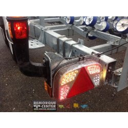 Porte bateau immergeable - Sunway D1423SN - PTAC 2700Kg - Kit patins - Référence D1423SN