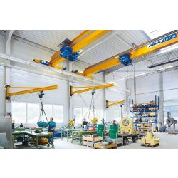 Potence murale LW - Abus Levage - capacité 1 tonne - portée 7m - rotation 180°